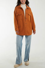 Load image into Gallery viewer, Button Up Oversized Shacket - Pinstripe
