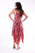 Load image into Gallery viewer, Mabel - Leopard Print Sun Dress - Pinstripe
