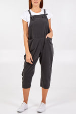 Load image into Gallery viewer, Melania - Baby Corduroy Two Pocket Dungaree - Pinstripe
