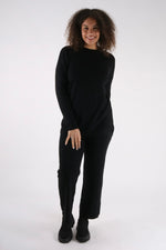 Load image into Gallery viewer, Ribbed Soft Knit Loungewear Set - Pinstripe
