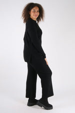 Load image into Gallery viewer, Ribbed Soft Knit Loungewear Set - Pinstripe
