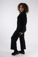 Load image into Gallery viewer, Ribbed Soft Knit Loungewear Set - Pinstripe
